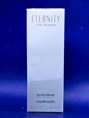 Calvin Klein Eternity Eau de Parfum for Women, 1.0 oz Spray in New Unopened Box
